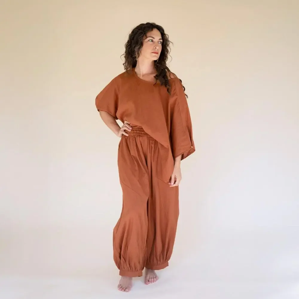 Womens matching set button